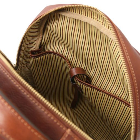 Melbourne - Leather laptop backpack